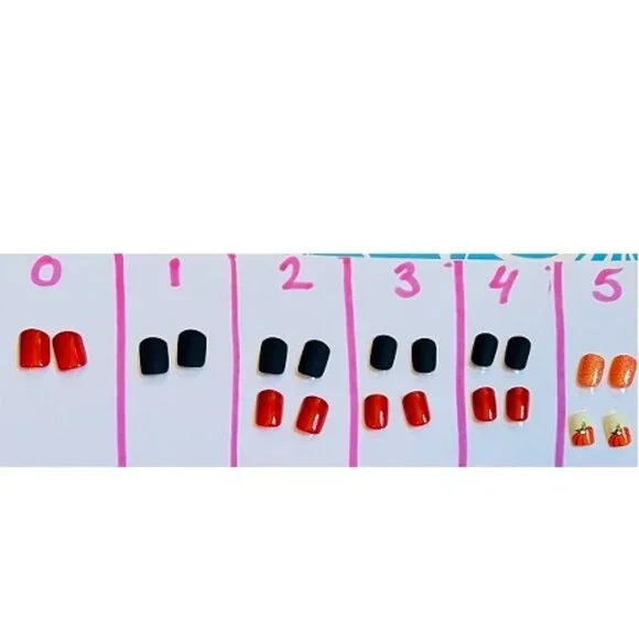 mix of Halloween nails - 126 nails total (pics of all nails in listing) - Picture 6 of 7